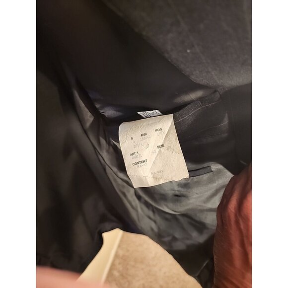 Hugo Boss 38R Corleone 2 Button Black Blazer Sport Coat Suit Jacket Virgin Wool - Picture 11 of 16